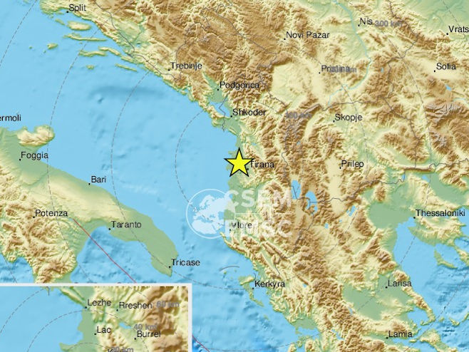 Албанија: Регистрована два слабија земљотреса