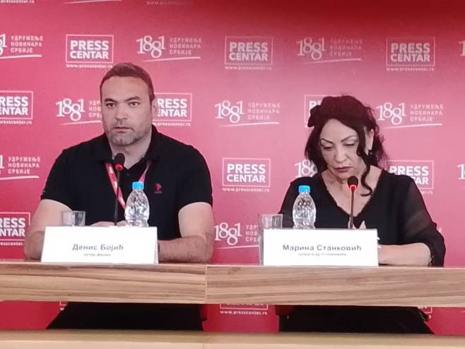 Конференција за новинаре поводом снимања филма "Свједок" у Београду (Фото: РТРС)