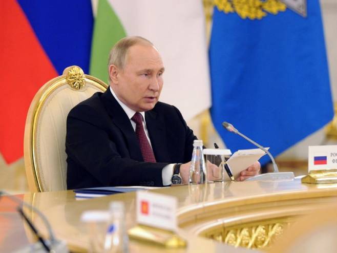 Владимир Путин (Фото: EPA-EFE/MIKHAEL KLIMENTYEV/SPUTNIK/KREMLIN POOL) - 