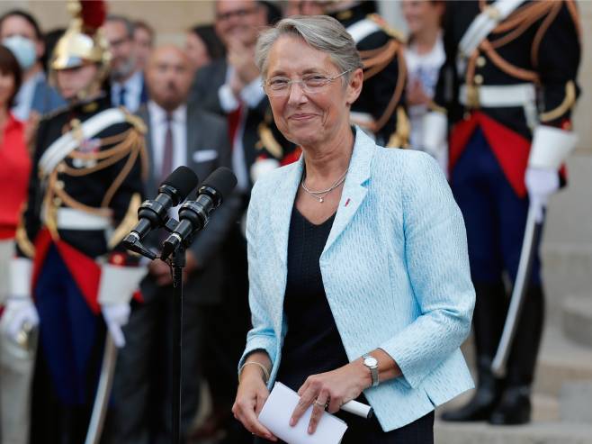 Премијерка Француске Елизабет Борн (Фото: EPA-EFE/CHRISTOPHE PETIT TESSON) Премијерка Француске Елизабет Борн (Фото: EPA-EFE/CHRISTOPHE PETIT TESSON) -