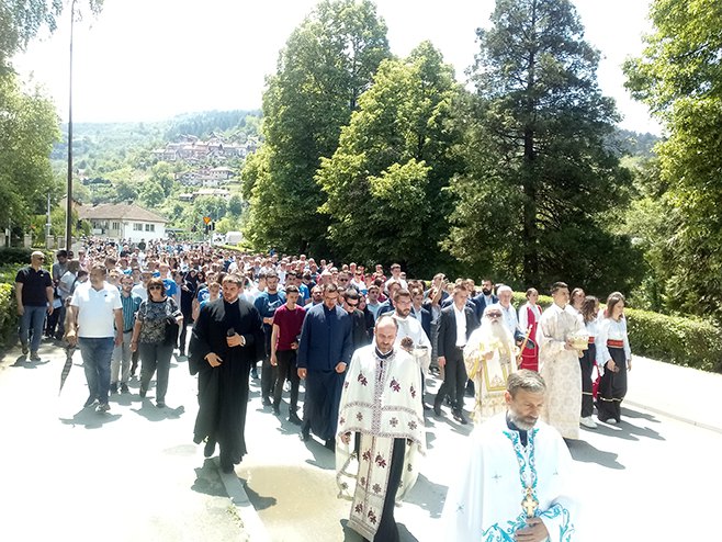 Фоча-обиљежена крсна слава општине и храма - Фото: СРНА