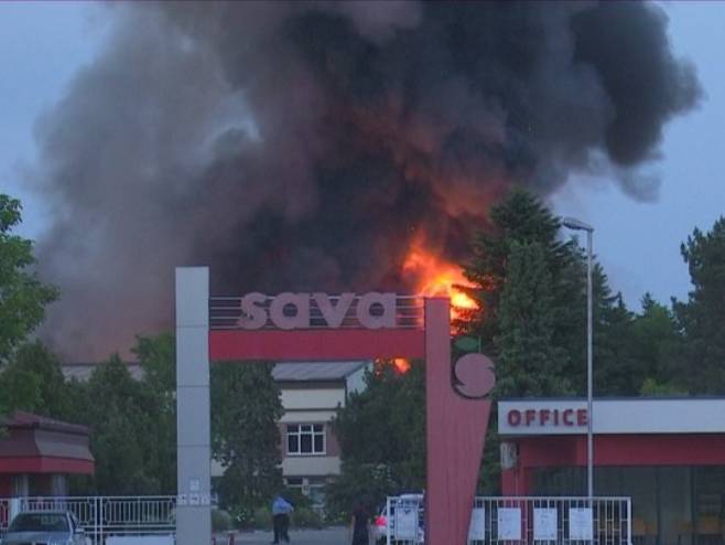 Пожар у Бијељини - Фото: РТРС