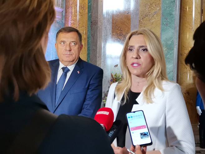 Жељка Цвијановић и Милорад Додик Жељка Цвијановић и Милорад Додик - Фото: СРНА