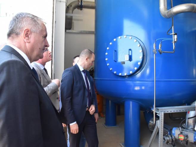 Радован Вишковић на отварању пречистача воде на језеру ,,Алаговац“ (Фото: Влада Српске) Радован Вишковић на отварању пречистача воде на језеру ,,Алаговац“ (Фото: Влада Српске) - Фото: Тwitter