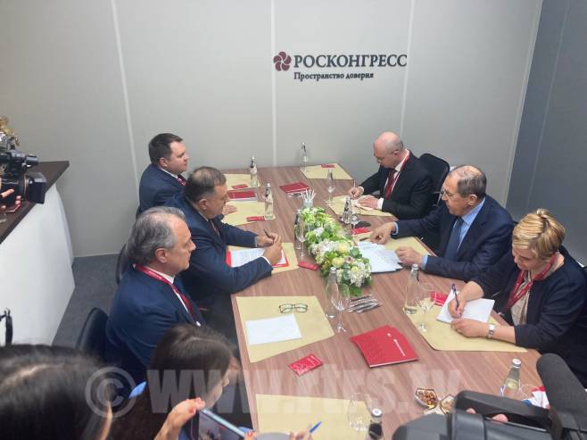 Dodik - Lavrov (Foto: RTRS)