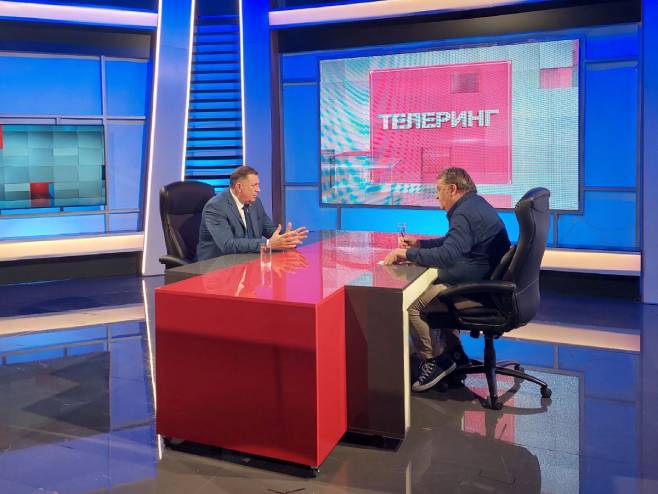 Милорад Додик у Телерингу Милорад Додик у Телерингу - Фото: РТРС
