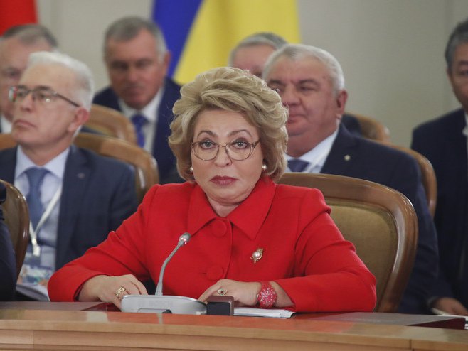Валентина Матвијенко (Фото: EPA/MAXIM SHEMETOV / POOL) Валентина Матвијенко (Фото: EPA/MAXIM SHEMETOV / POOL) -