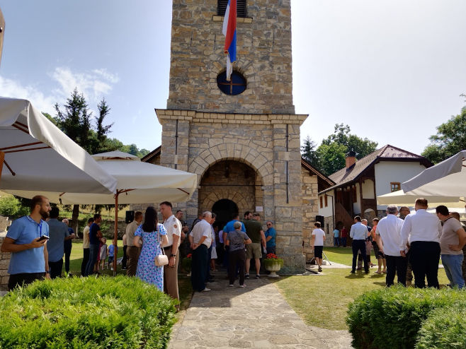 Manastir Gomionica - obilježavanje Vidovdana (Foto: RTRS)