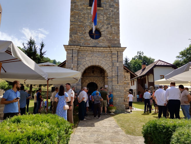 Manastir Gomionica - obilježavanje Vidovdana (Foto: RTRS) Manastir Gomionica - obilježavanje Vidovdana (Foto: RTRS)
