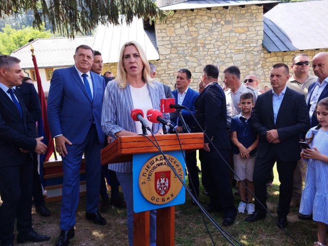 Жељка Цвијановић - изјава Жељка Цвијановић - изјава - Фото: РТРС