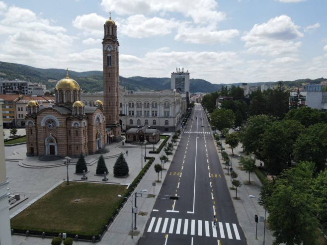 Бањалука - улица краља Петра Првог Карађорђевића - Фото: СРНА