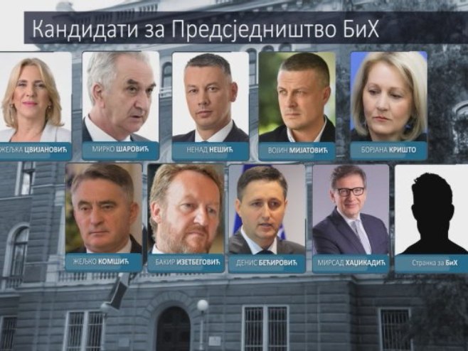 Кандидати за Предсједништво БиХ - Фото: РТРС