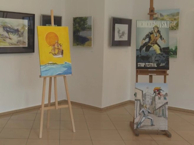 У Приједору изложба радова са стрип фестивала (ВИДЕО)