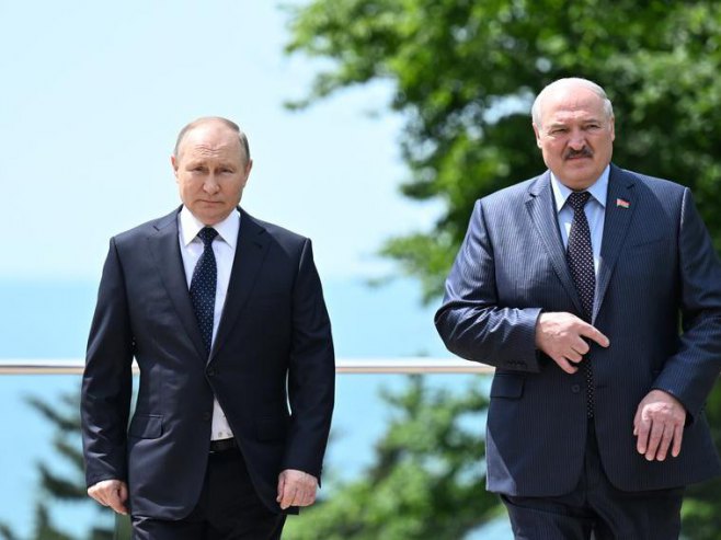 Владимир Путин и Александар Лукашенко (Фото: EPA-EFE/RAMIL SITDIKOV / SPUTNIK/ KREMLIN POOL) Владимир Путин и Александар Лукашенко (Фото: EPA-EFE/RAMIL SITDIKOV / SPUTNIK/ KREMLIN POOL) -