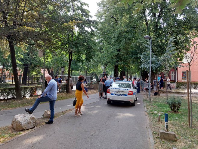 Протести станара у Алеји Светог Саве Протести станара у Алеји Светог Саве - Фото: РТРС