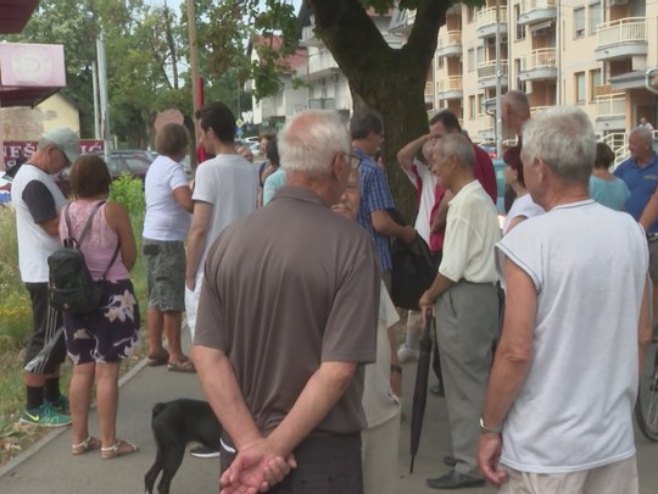 Протести у Добоју Протести у Добоју - Фото: РТРС