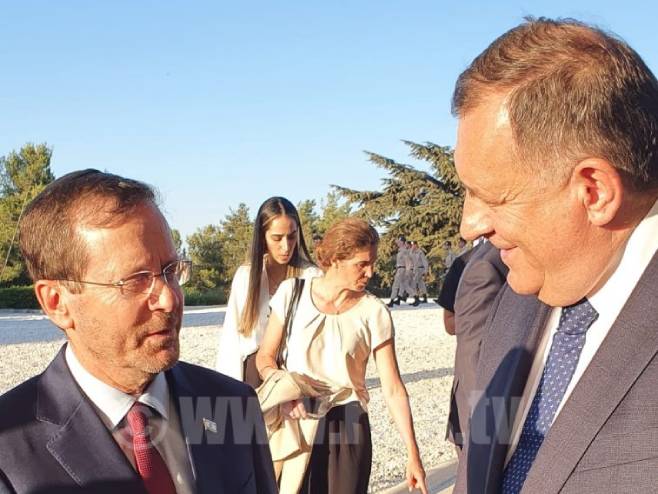 Додик са предсједником Израела Додик са предсједником Израела - Фото: РТРС