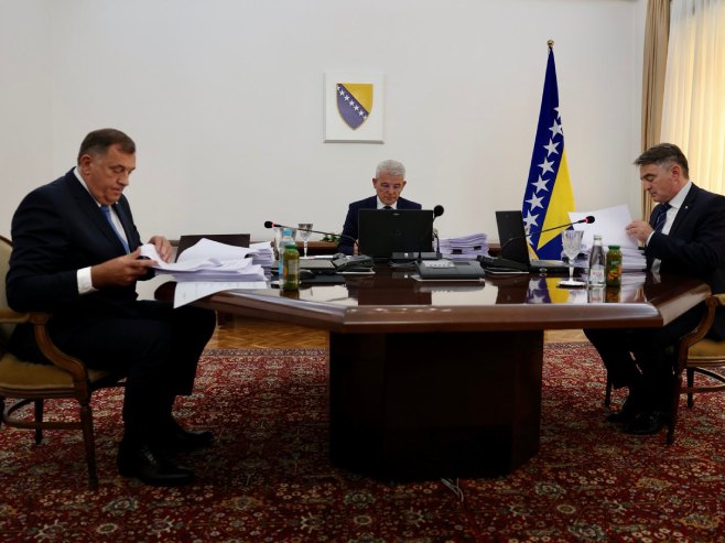 Сједница Предсједништва БиХ Сједница Предсједништва БиХ - Фото: РТРС