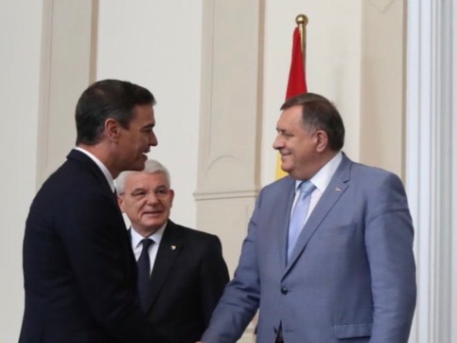 Додик и Санчез (Фото:twitter.com/MiloradDodik) Додик и Санчез (Фото:twitter.com/MiloradDodik) -
