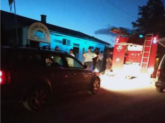 Угашен пожар у просторијама ФК "Сводна" Угашен пожар у просторијама ФК "Сводна" - Фото: СРНА