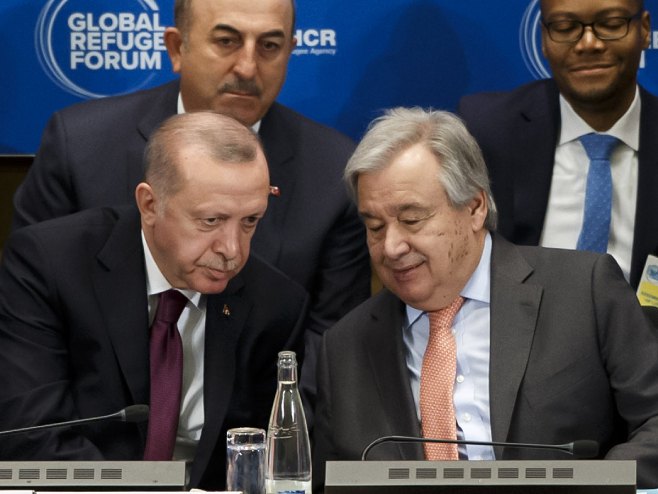 Ердоган и Гутерес (Фото архив:  EPA-EFE/SALVATORE DI NOLFI) - 