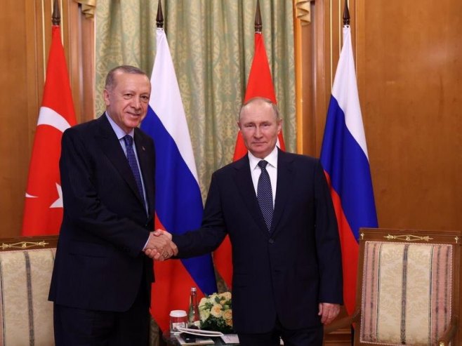 Ердоган и Путин (Фото: EPA-EFE/VYACHESLAV PROKOFYEV/SPUTNIK / KREMLIN POOL MANDATORY CREDIT) - 
