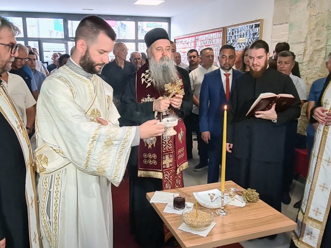 Владика Фотије у Добоју Владика Фотије у Добоју - Фото: СРНА