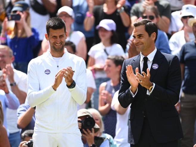 Đoković i Federer  (Foto:EPA-EFE/ANDY RAIN EDITORIAL USE ONLY) - 