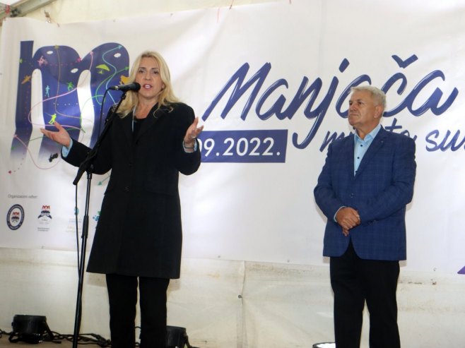 Жељка Цвијановић на Мањачи Жељка Цвијановић на Мањачи - Фото: СРНА