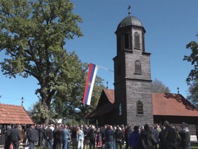 Омарска, црква брвнара Омарска, црква брвнара - Фото: РТРС