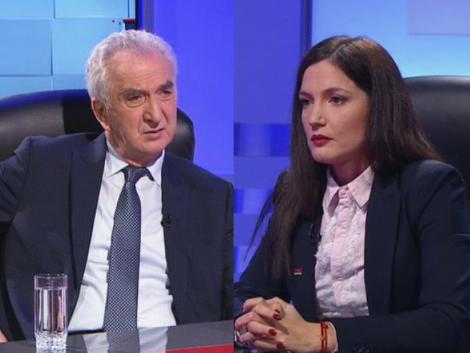 Мирко Шаровић и Јелена Тривић Мирко Шаровић и Јелена Тривић - Фото: РТРС