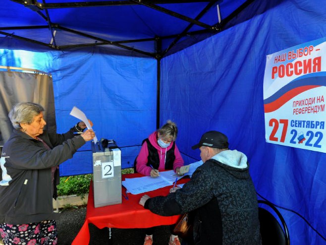 Првог дана референдума у Запорожју 93 одсто грађана гласало за припајање Русији
