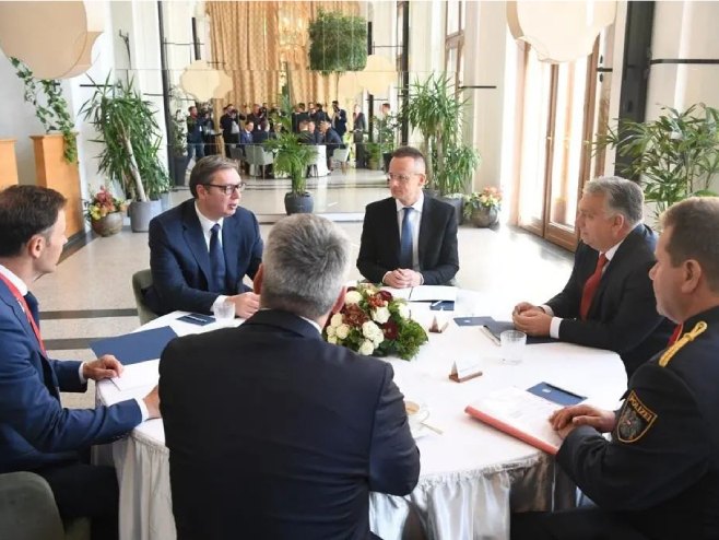 Састанак Вучића, Орбана и Нехамера (Фото: instagram.com/buducnostsrbijeav) - 