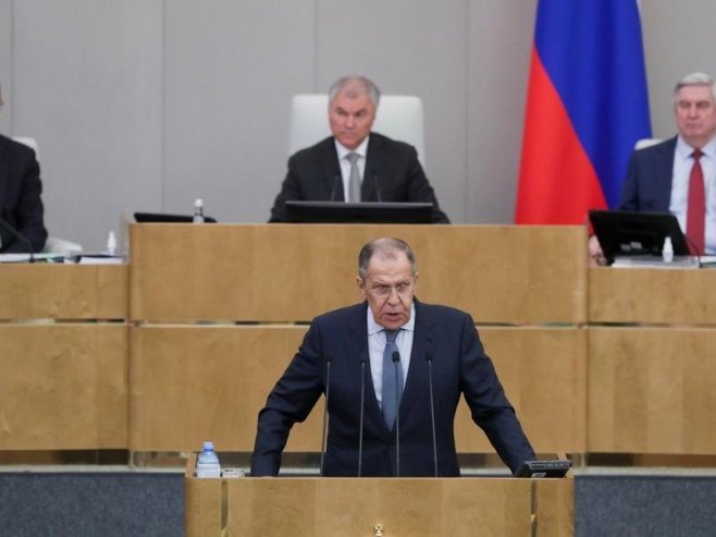 Сергеј Лавров (Фото:EPA-EFE/RUSSIAN STATE DUMA PRESS SERVICE HANDOUT HANDOUT EDITORIAL USE ONLY/NO SALES) Сергеј Лавров (Фото:EPA-EFE/RUSSIAN STATE DUMA PRESS SERVICE HANDOUT HANDOUT EDITORIAL USE ONLY/NO SALES) -