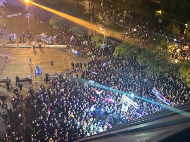 Протести у Бањалуци - Фото: РТРС
