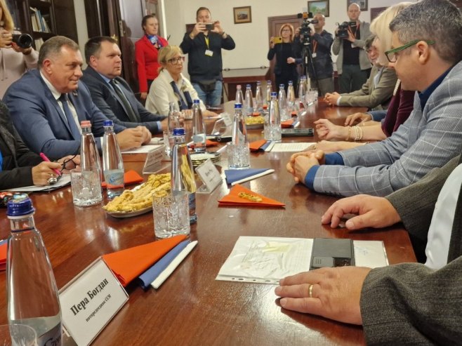 Milorad Dodik u Mađarskoj (Foto: RTRS)