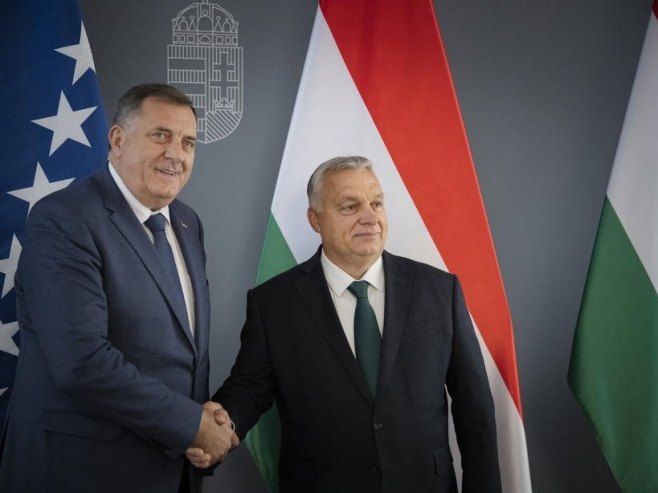 Милорад Додик и Виктор Орбан (Фото: EPA-EFE/ZOLTAN FISCHER/HUNGARIAN PRIME MINISTER'S OFFICE/HANDOUT HANDOUT EDITORIAL USE ONLY/NO SALES) Милорад Додик и Виктор Орбан (Фото: EPA-EFE/ZOLTAN FISCHER/HUNGARIAN PRIME MINISTER'S OFFICE/HANDOUT HANDOUT EDITORIAL USE ONLY/NO SALES) -