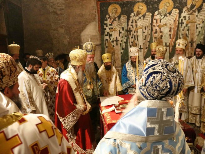 Ustoličenje patrijarha u Pećkoj patrijaršiji (Foto: SPC) - 