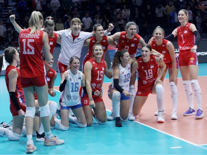 Одбојкашице Србије (Фото: EPA-EFE/Tomasz Wiktor, илустрација) Одбојкашице Србије (Фото: EPA-EFE/Tomasz Wiktor, илустрација) -