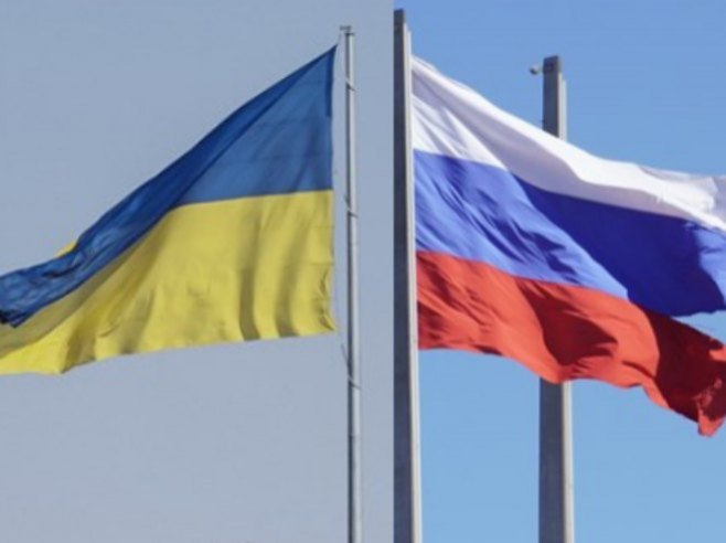 Застава Украјине и Русије Застава Украјине и Русије - Фото: илустрација