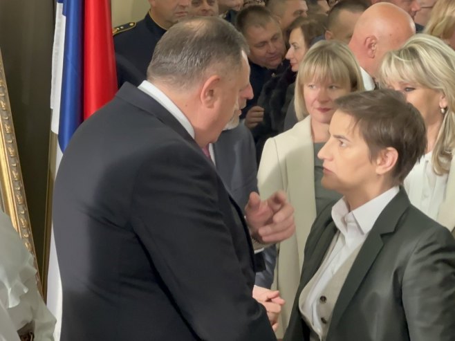 Milorad Dodik i Ana Brnabić (Foto: RTRS)