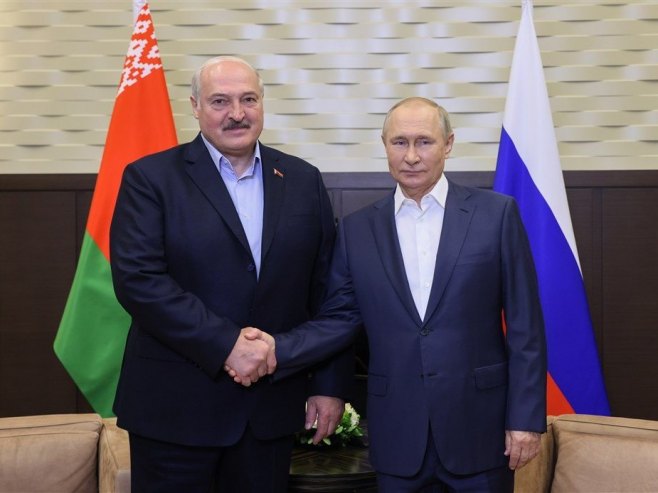 Путин и Лукашенко (Фото: EPA-EFE/GAVRIIL GRIGOROV/SPUTNIK/KREMLIN / POOL MANDATORY CREDIT) Путин и Лукашенко (Фото: EPA-EFE/GAVRIIL GRIGOROV/SPUTNIK/KREMLIN / POOL MANDATORY CREDIT) -