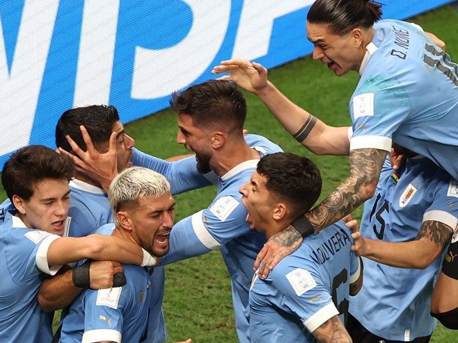 Фудбалери Уругваја (Фото: EPA-EFE/Tolga Bozoglu) 