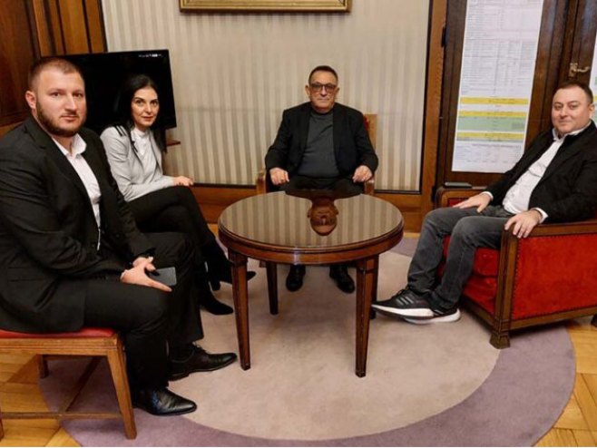 Милован Бјелица у Београду Милован Бјелица у Београду - Фото: СРНА