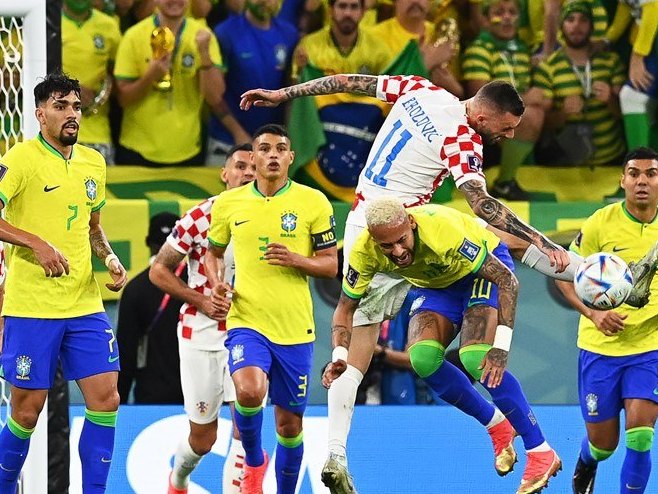 Hrvatska-Brazil (Foto: EPA-EFE/Georgi Licovski) 