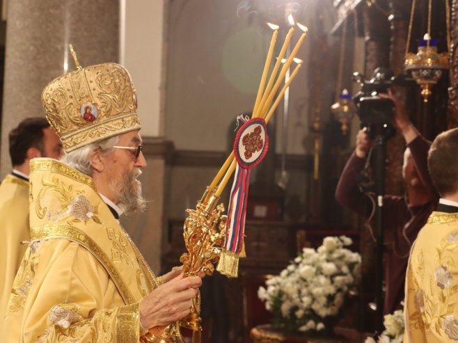 Владика Јефрем служио у Храму Христа Спаситеља (Фото: Б. Здриња) Владика Јефрем служио у Храму Христа Спаситеља (Фото: Б. Здриња) - Фото: РТРС