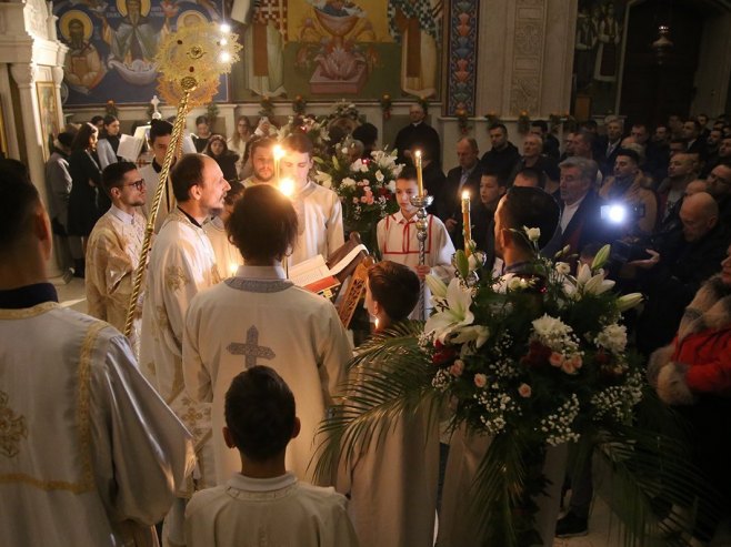 Божићна литургија у Требињу Божићна литургија у Требињу - Фото: СРНА