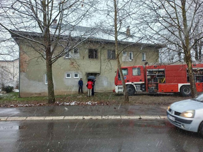 Požar u Prijedoru (Foto: RTRS)