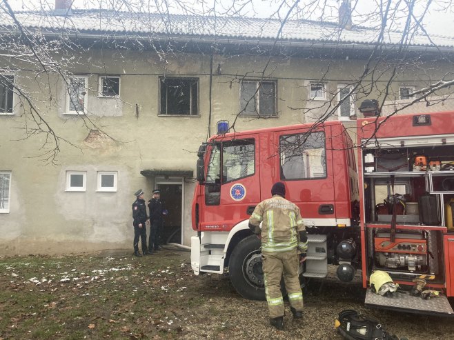 Požar u Prijedoru (Foto: RTRS)