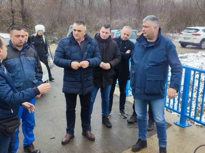 Минић и Миловановић посјетили водопривредни објекат - устава Јања Минић и Миловановић посјетили водопривредни објекат - устава Јања - Фото: РТРС
